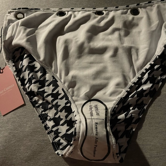 Houndstooth Black and White Women's Swim Set - Picture 9 of 9